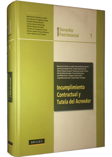 [9789972041181] INCUMPLIMIENTO CONTRACTUAL Y TUTELA DEL ACREEDOR