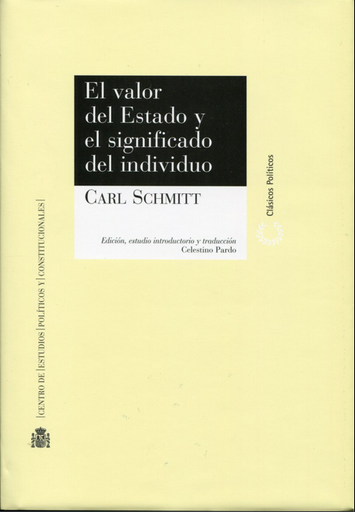 [9788425915307] EL VALOR DEL ESTADO Y EL SIGNIFICADO DEL INDIVIDUO