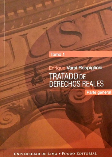 [9789972453892] TRATADO DE DERECHOS REALES I