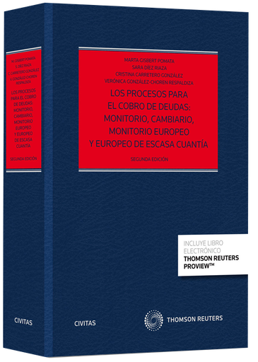 [9788447045679] LOS PROCESOS PARA EL COBRO DE DEUDAS