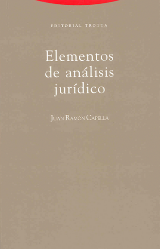[9788481643244] ELEMENTOS DE ANÁLISIS JURÍDICO