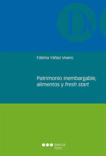 [9788416402359] PATRIMONIO INEMBARGABLE, ALIMENTOS Y FRESH START