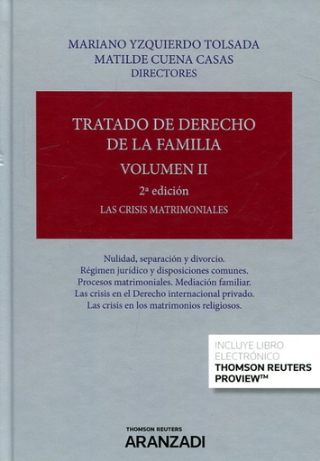 [9788490996379] TRATADO DE DERECHO DE LA FAMILIA. VOL II