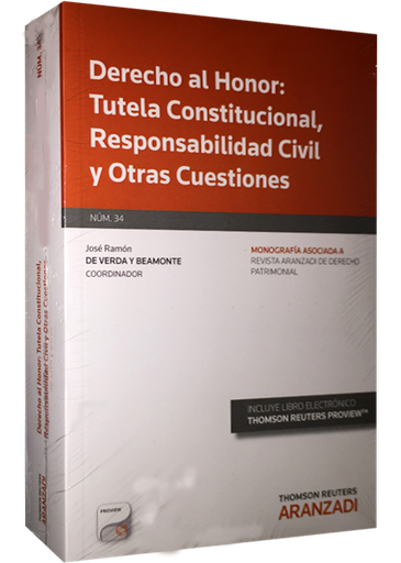 [9788490981399] DERECHO AL HONOR