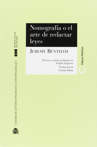 [9788434015173] NOMOGRAFÍA O EL ARTE DE REDACTAR LEYES
