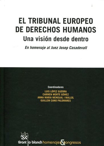 [9788491190981] EL TRIBUNAL EUROPEO DE DERECHOS HUMANOS