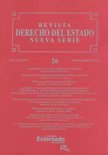 [9770122989002] REVISTA DERECHO DEL ESTADO N° 26