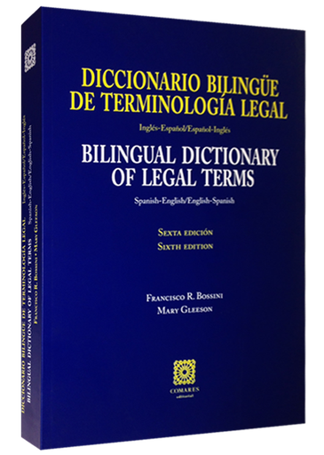 [9788490452288] DICCIONARIO BILINGÜE DE TERMINOLOGÍA LEGAL