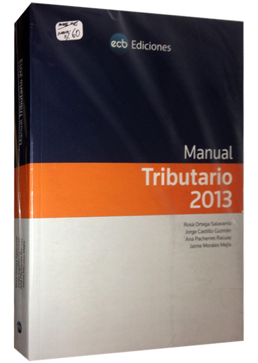 [9786124157332] MANUAL TRIBUTARIO 2013