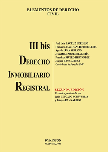 [9788497720960] ELEMENTOS DE DERECHO CIVIL (III BIS)