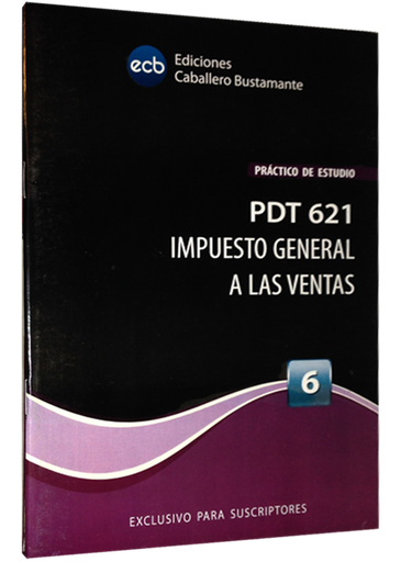 [9786124048616] PDT 621 IMPUESTO GENERAL A LAS VENTAS