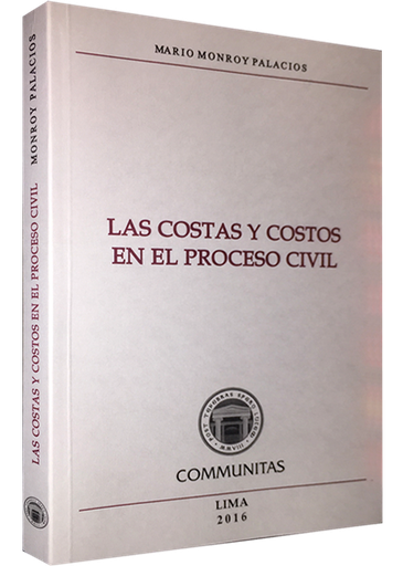 [9786124333019] LAS COSTAS Y COSTOS EN EL PROCESO CIVIL