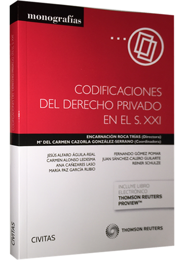 [9788447051250] CODIFICACIONES DEL DERECHO PRIVADO EN EL SIGLO XXI