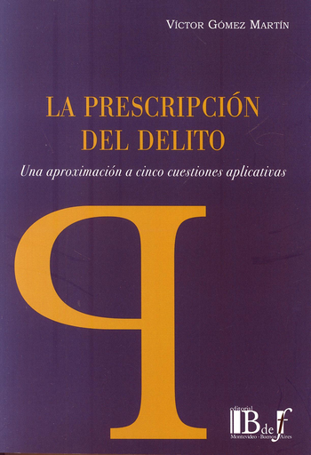 [9789974745070] LA PRESCRIPCIÓN DEL DELITO
