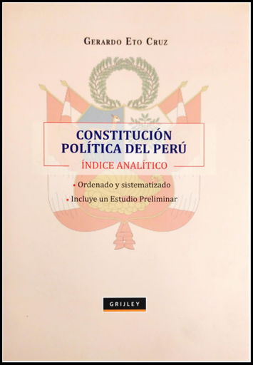 [9789972046247] CONSTITUCIÓN POLÍTICA DEL PERÚ