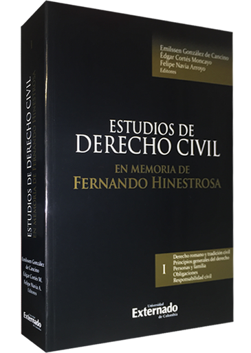 [9789587721164] ESTUDIOS DE DERECHO CIVIL: EN MEMORIA DE FERNANDO HINESTROZA