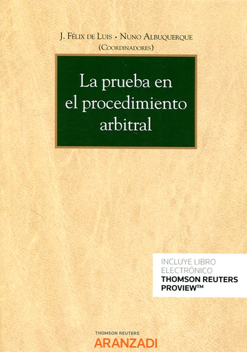 [9788491525943] LA PRUEBA EN EL PROCEDIMIENTO ARBITRAL