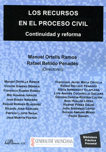 [9788491480365] LOS RECURSOS EN EL PROCESO CIVIL