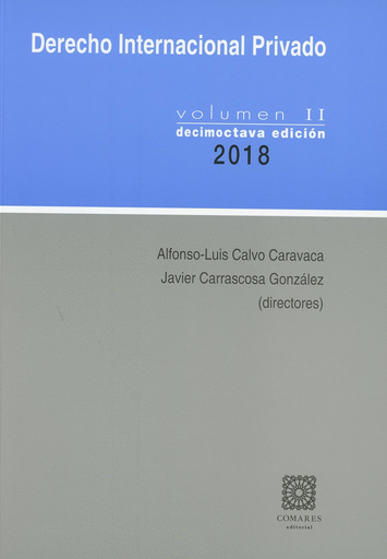 [9788490456767] DERECHO INTERNACIONAL PRIVADO II