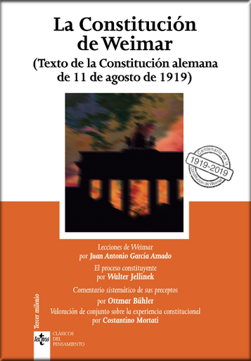 [9788430977789] LA CONSTITUCIÓN DE WEIMAR