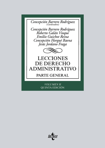 [9788430974719] LECCIONES DE DERECHO ADMINISTRATIVO, II