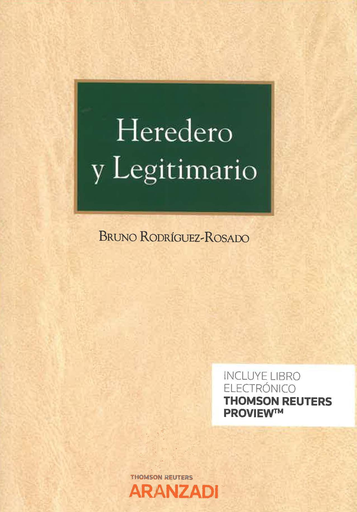 [9788491776048] HEREDERO Y LEGITIMARIO