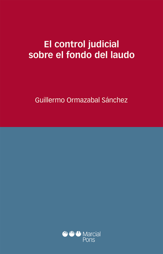[9788491234333] EL CONTROL JUDICIAL SOBRE EL FONDO DEL LAUDO
