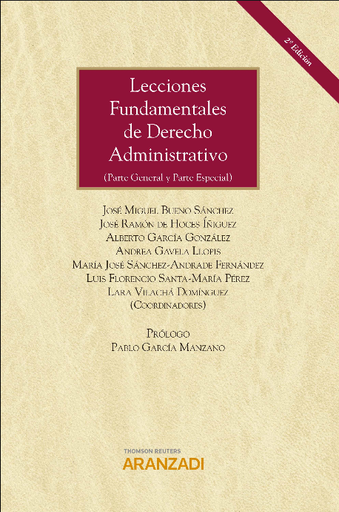 [9788490995969] LECCIONES FUNDAMENTALES DE DERECHO ADMINISTRATIVO