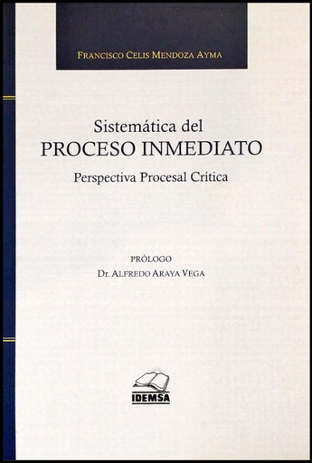 [9786124315190] SISTEMÁTICA DEL PROCESO INMEDIATO
