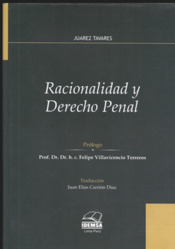 [9786124037832] RACIONALIDAD Y DERECHO PENAL