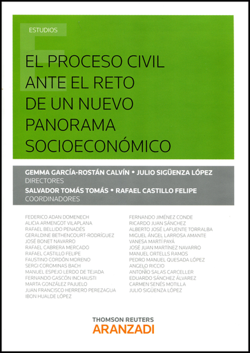 [9788491357216] EL PROCESO CIVIL ANTE EL RETO DE UN NUEVO PANORAMA SOCIOECONÓMICO