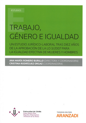[9788491774068] TRABAJO, GÉNERO E IGUALDAD