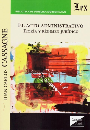[9789563926972] EL ACTO ADMINISTRATIVO