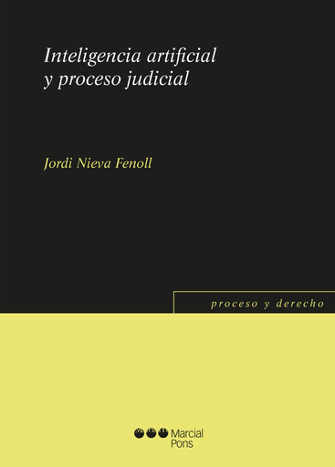 [9788491235835] INTELIGENCIA ARTIFICIAL Y PROCESO JUDICIAL