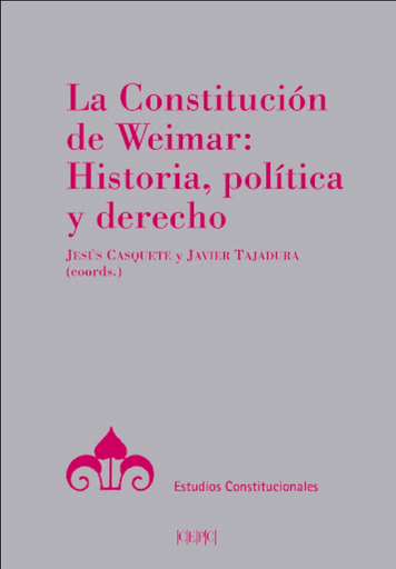[9788425918179] LA CONSTITUCIÓN DE WEIMAR