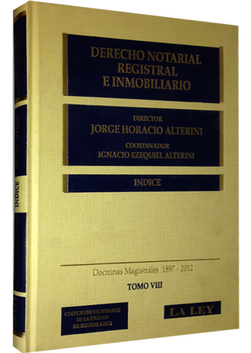 [9789870322528] DERECHO NOTARIAL REGISTRAL E INMOBILARIO TOMO VIII