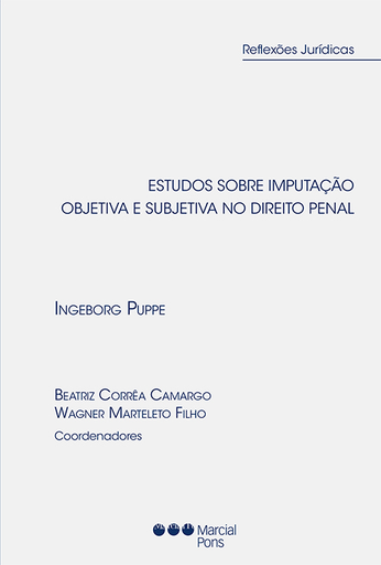 [9788566722734] ESTUDOS SOBRE IMPUTAÇÃO OBJETIVA E SUBJETIVA NO DIREITO PENAL