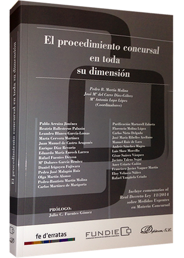 [9788490851463] EL PROCEDIMIENTO CONCURSAL EN TODA SU DIMENSIÓN