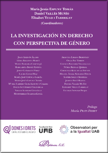 [9788413246017] LA INVESTIGACIÓN EN DERECHO CON PERSPECTIVA DE GÉNERO