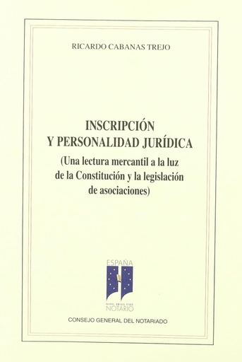 [9788495176721] INSCRIPCIÓN Y PERSONALIDAD JURÍDICA