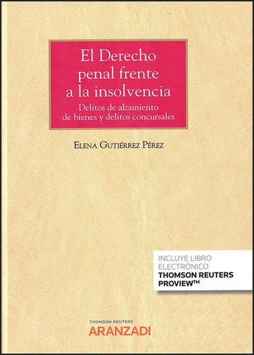 [9788413901428] EL DERECHO PENAL FRENTE A LA INSOLVENCIA