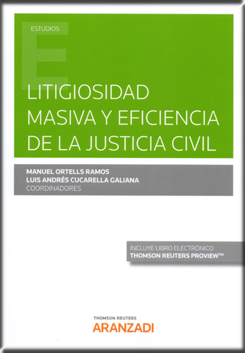 [9788413092089] LITIGIOSIDAD MASIVA Y EFICIENCIA DE LA JUSTICIA CIVIL