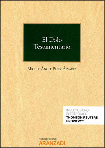 [9788413466927] EL DOLO TESTAMENTARIO