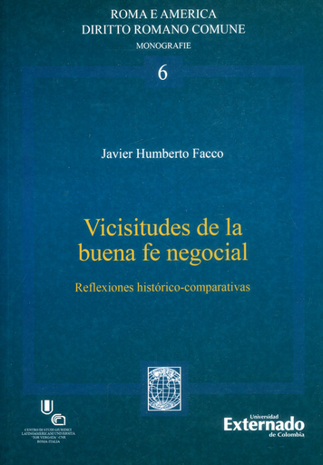 [9789587727814] VICISITUDES DE LA BUENA FE NEGOCIAL
