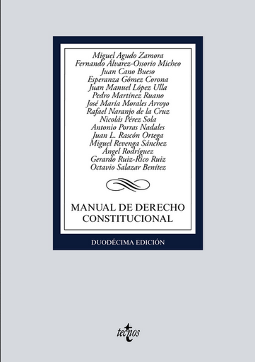 [9788430982509] MANUAL DE DERECHO CONSTITUCIONAL
