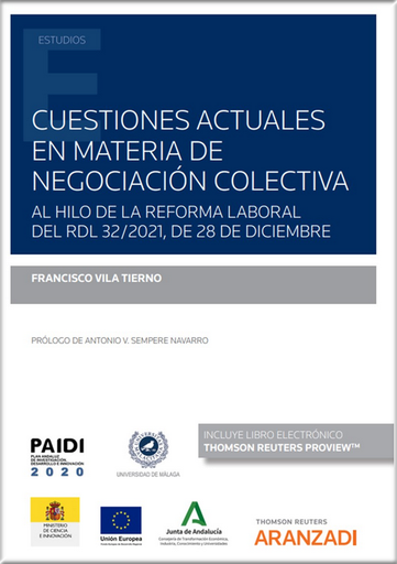 [9788413907895] CUESTIONES ACTUALES EN MATERIA DE NEGOCIACIÓN COLECTIVA