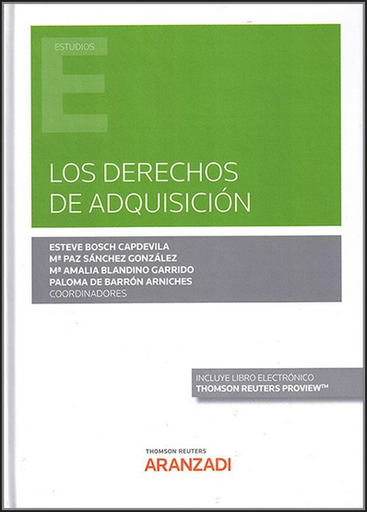 [9788413901534] LOS DERECHOS DE ADQUISICIÓN