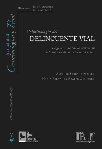 [9788415276418] CRIMINOLOGÍA DEL DELINCUENTE VIAL