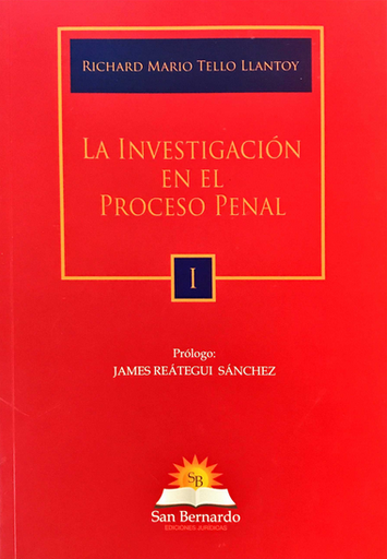 [9786124802003] LA INVESTIGACIÓN EN EL PROCESO PENAL I