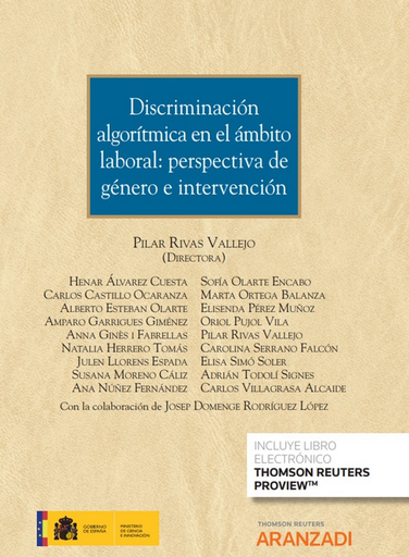 [9788413916354] DISCRIMINACIÓN ALGORÍTMICA EN EL ÁMBITO LABORAL